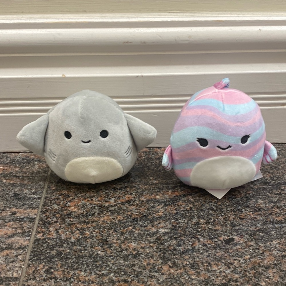Squishmallows Sea Life Bundle - 4” Capsuless